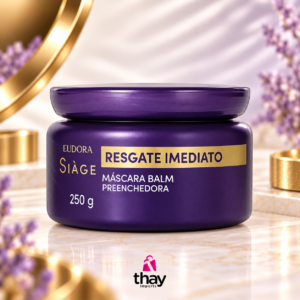 Máscara Balm Preenchedora Eudora Siàge Resgate Imediato 250 g