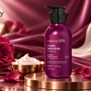 Hidratante 400 ml nativa spa rosa secretas