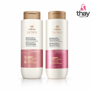 Kit shampoo e condicionador natura Lumina liso prolongado