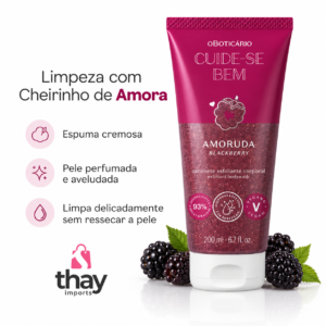 Sabonete esfoliante amora 200 ml