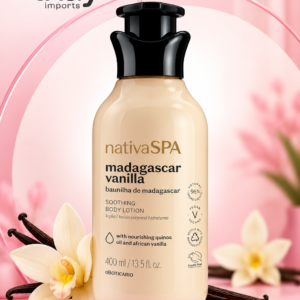 Baunilha e Madagascar nativa spa O Boticario 400 ml