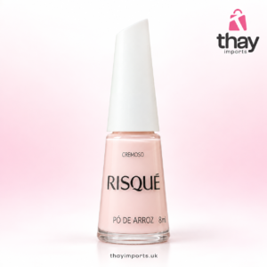 Esmalte risque pó de arroz
