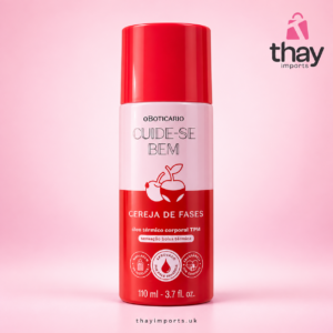Óleo térmico corporal cereja de fases 110 ml cuide-se bem