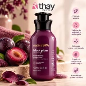 Hidratante ameixa negra 400 ml nativa spa